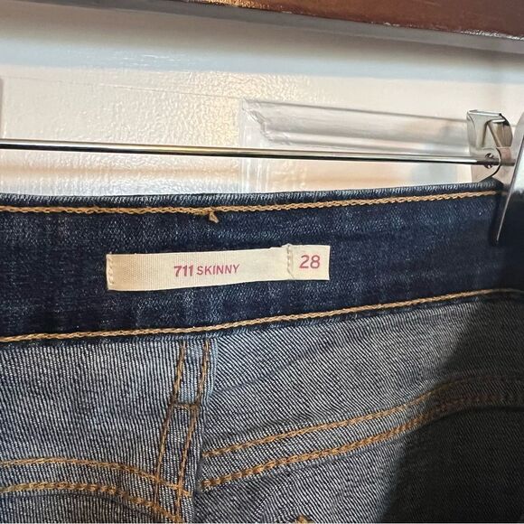 Dark Blue Skinny Jeans - Picture 10 of 11